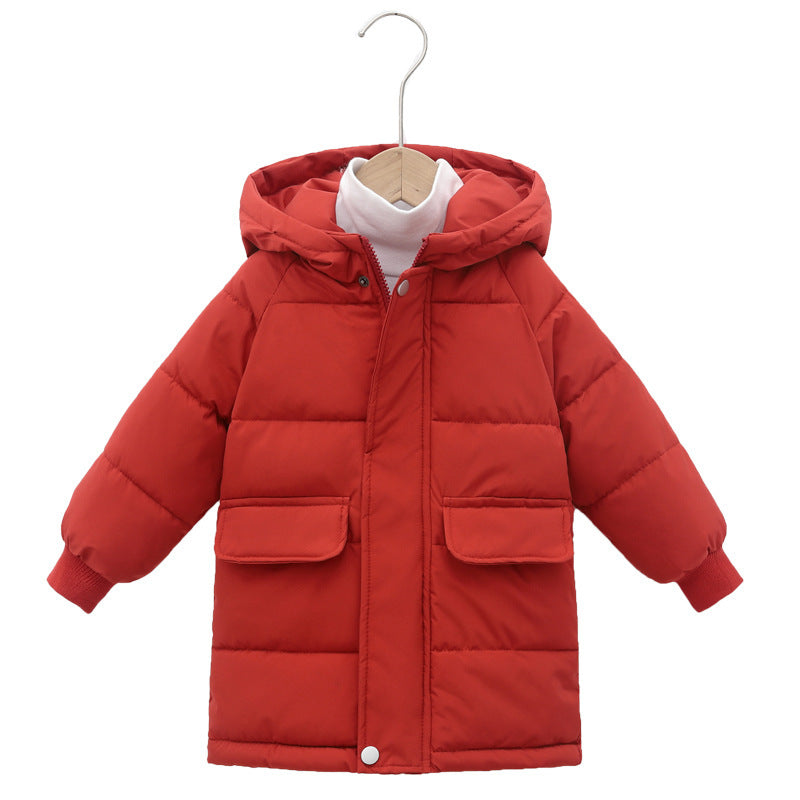 Fodrad jacka med huva för barn – varm och praktisk