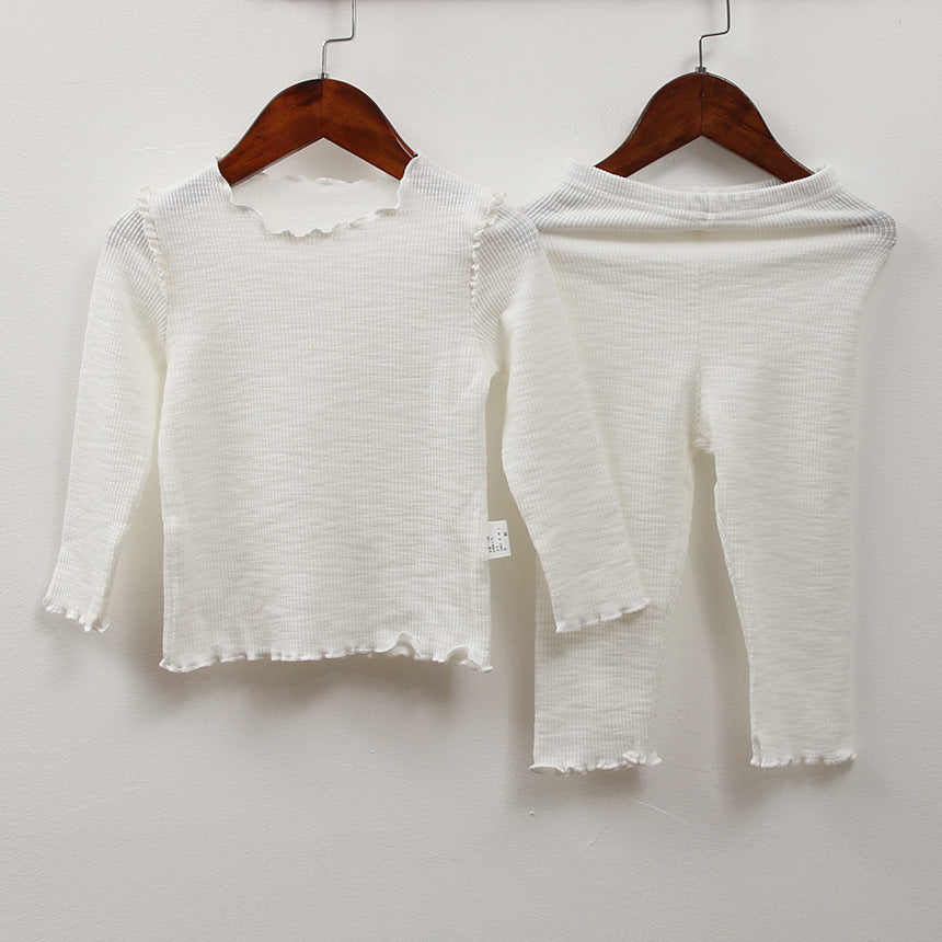 Mjuk pyjamas i bomull för barn