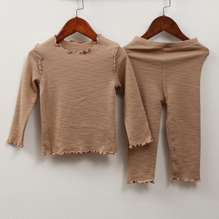 Mjuk pyjamas i bomull för barn