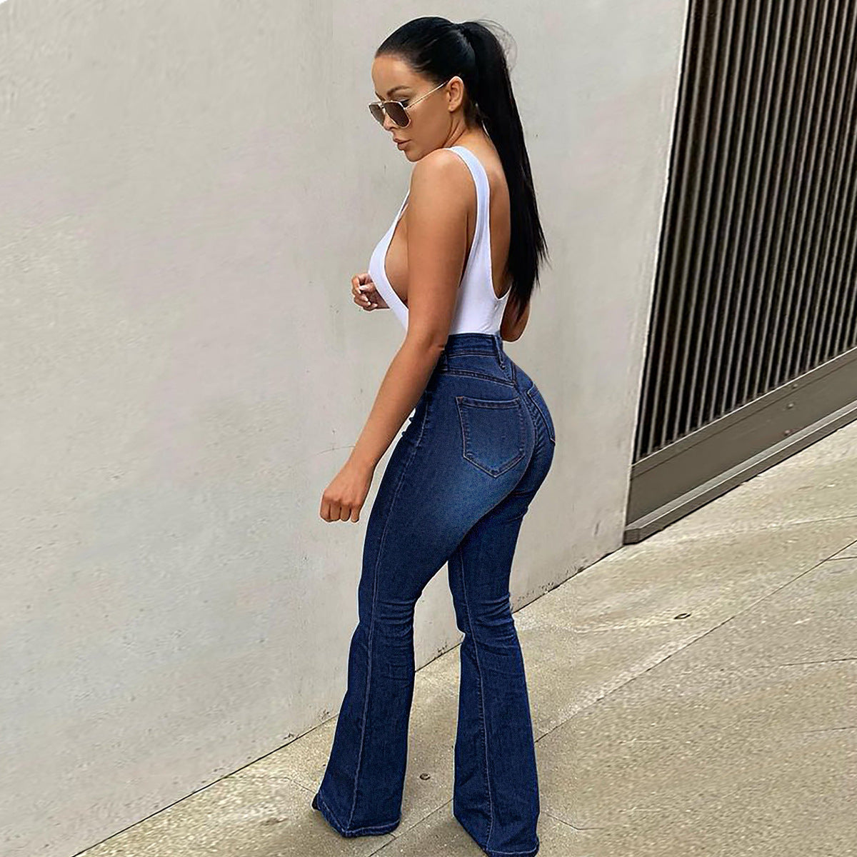 Dambyxor med stretchig hög midja – stil och komfort i ett