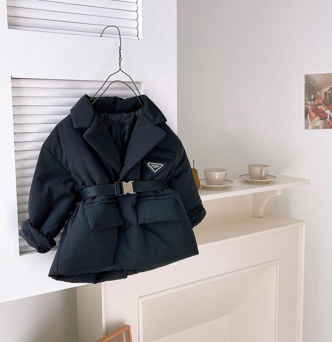 Tjock vinterjacka för barn – varm och stilren