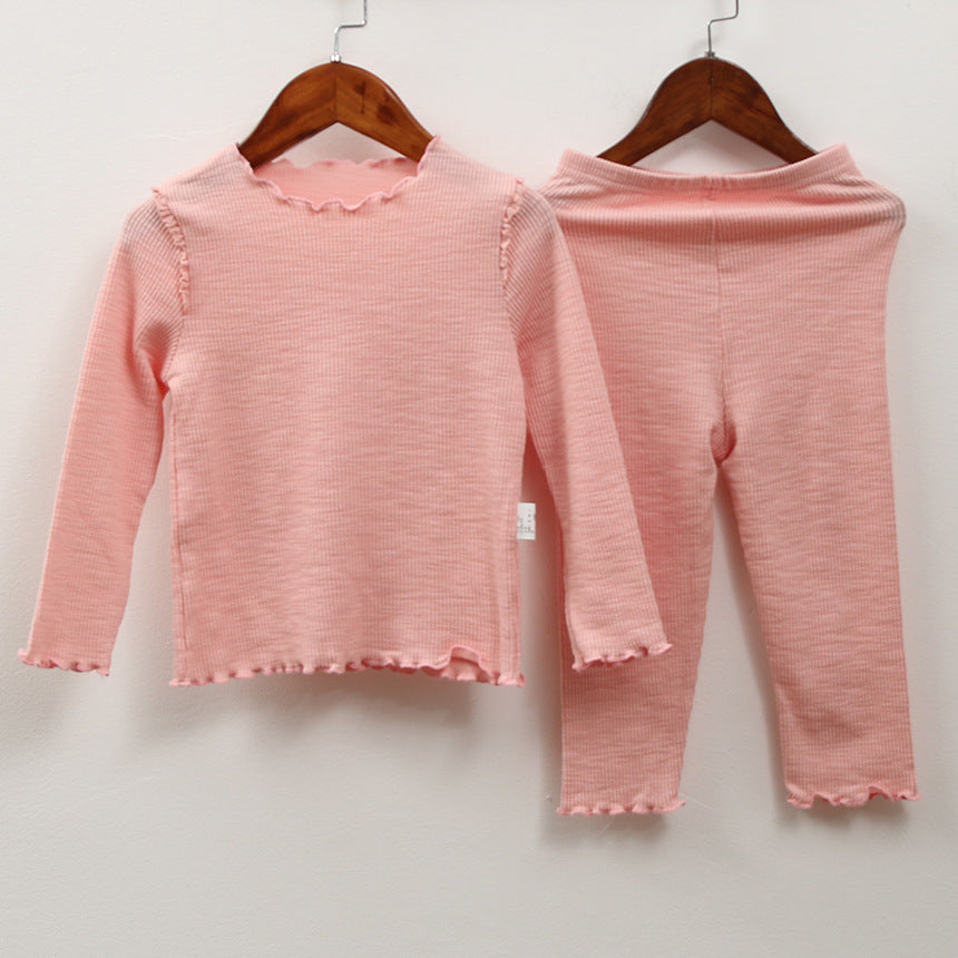 Mjuk pyjamas i bomull för barn