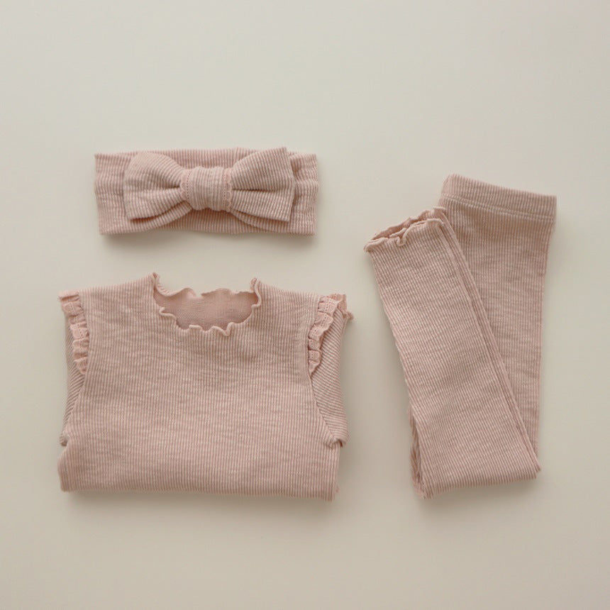 Mjuk pyjamas i bomull för barn