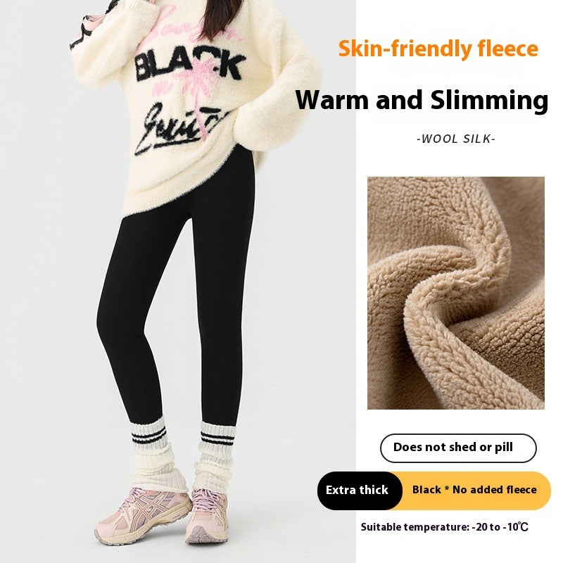 Supertjocka Bomullsleggings för Dam – Höga, Elastiska och Värmande Byxor i Flera Färger och Storlekar