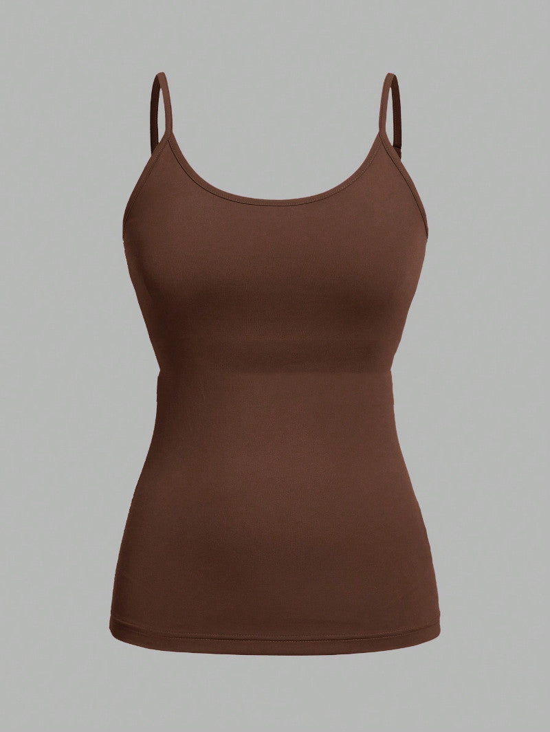 Figurnära Linne för Dam med Justerbara Axelband – Stretchigt & Bekvämt Basplagg