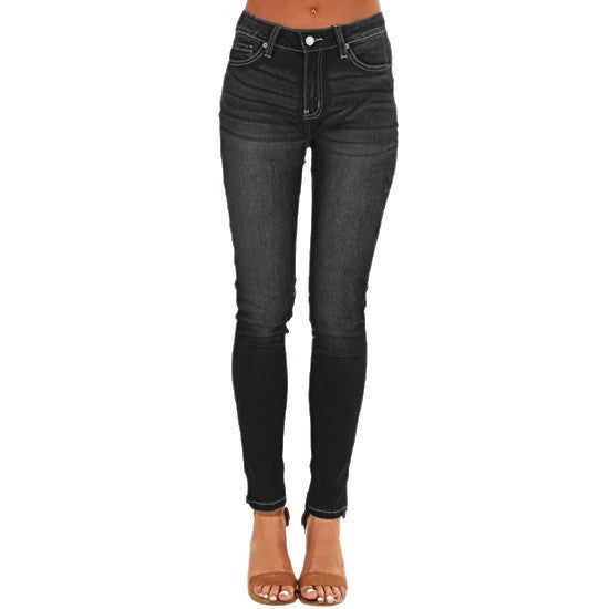 Skinny Jeans- tight modell med knappar