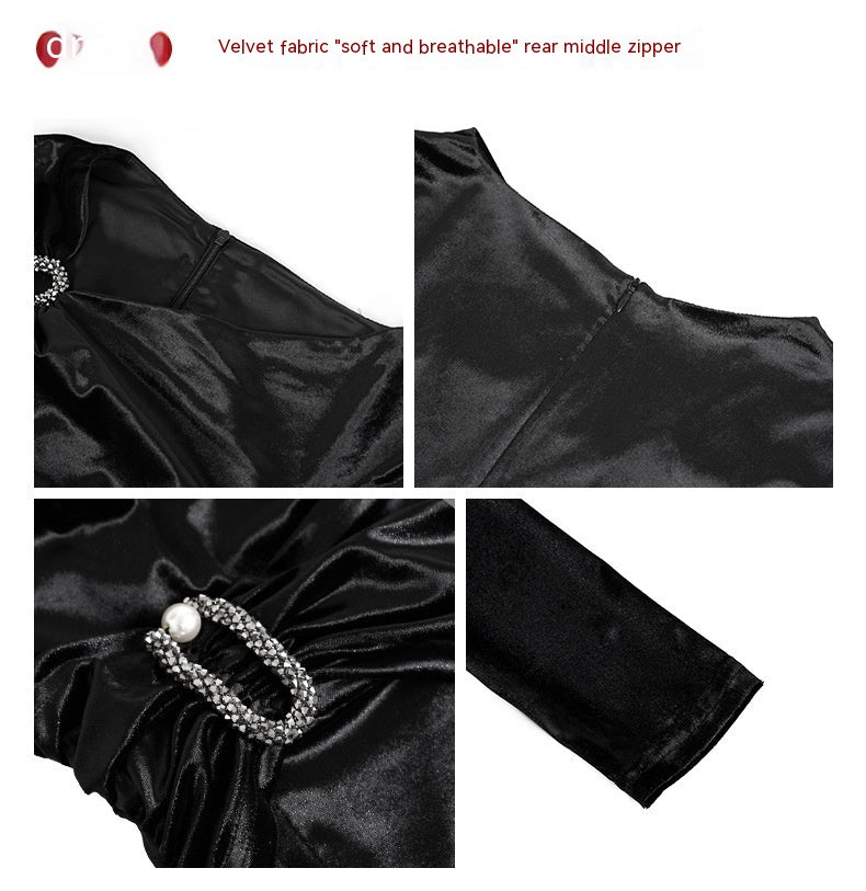 Klänning i sammet – Trendig klänning för en oförglömlig kväll