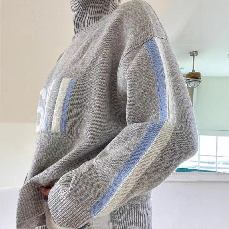 Ski-tröja med krage