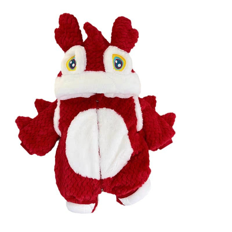 En supermjuk, luddig all-in-one-overall för bebisar och småbarn