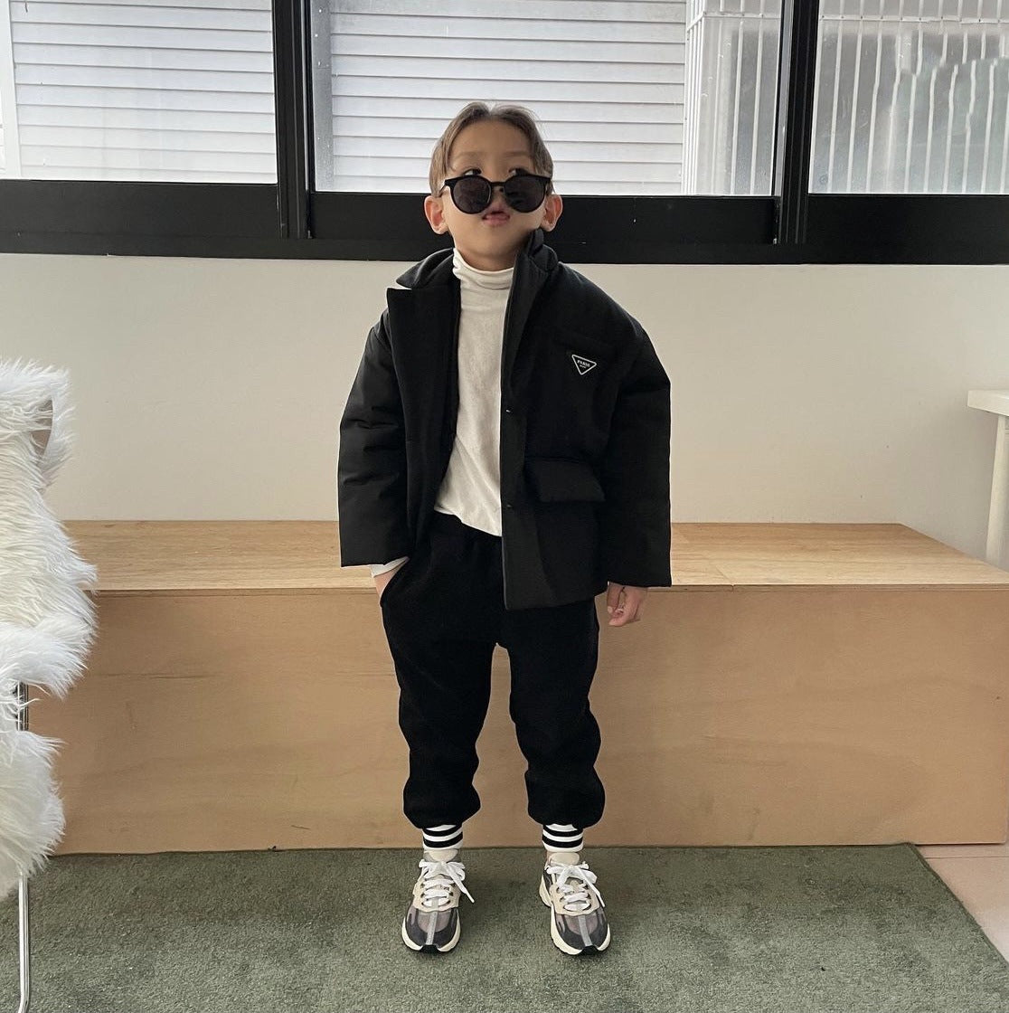 Tjock vinterjacka för barn – varm och stilren